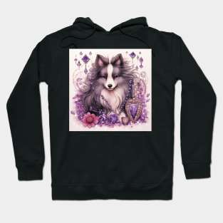 Jewelled Sheltie Hoodie